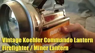 Vintage Koehler Commando Lantern