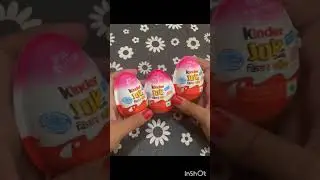 surprise kinder joy gift~asmr~ pink
