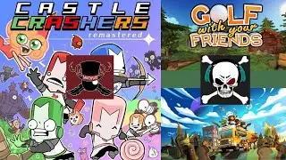 jugando con amigos /overcooked 2/castle crashers/golf with friends