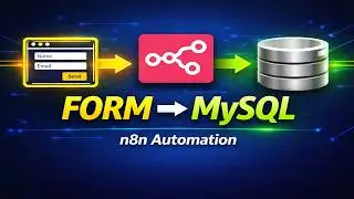 Connect PHP Form to MySQL using n8n | Store Form Data in Database using n8n Webhook