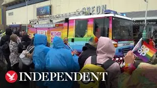 Brighton Pride celebrations in full swing despite Storm Antoni winds