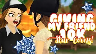Giving My Friend 10k Star Coins! | Shopping Spree | Star Stable Online