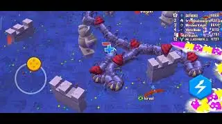 Snake rivals Gameplay - the lobster king defeated because of cell phone crash