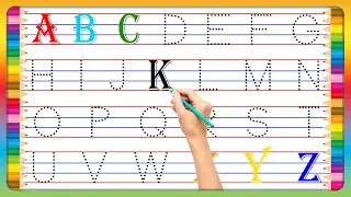 ABC for Kids | Alphabet writing for kids | A to Z | Write the alphabet along the dotted line #abcd