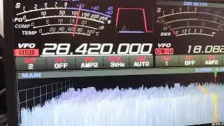 28MHzロングパス で イタリア ジェノバと交信しました！