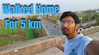 Walked home for 5 km 😱BRTS travel experience 
