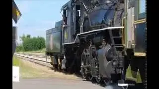 Alberta Prairie Railway Steam Action