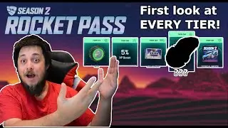 ALL Rocket Pass Season 2 Tiers! | Rocket League Showcase |  New Items