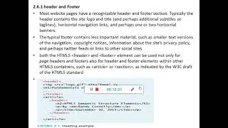 HTML5 header, footer, hgroup, section, aside tags in HTML | VTU 6th sem