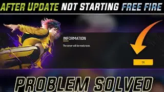 The Server Will Be Ready Soon Problem ! Free Fire Login Problem ! After Update Login Problem
