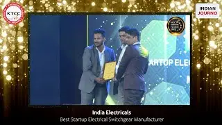 India Electricals received the KB Awards for Best Startup Electrical Switchgear Manufacturer! 🏆