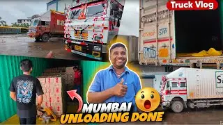Mumbai Unloading Done | New Truck Loading Begins | Indian Truck Driver Vlogs || #truck #vlog #mumbai