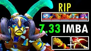 1 Hit 1 Kill Imba Elder Titan Monkey King Bar + Daedalus 22 Kills +73K DMG 7.33 Dota 2