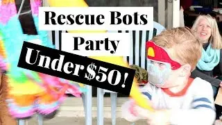Rescue Bots Birthday Party Ideas for Under $50! | Cheap Party Ideas for Boys