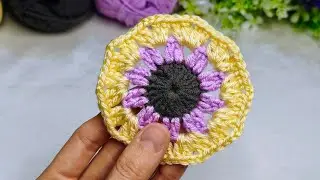 A wonderful crochet motif pattern tutorial ❣️ #crochet #knitting #&ouml;rg&uuml;modelleri 