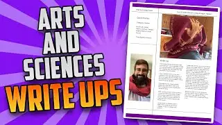 Arts And Sciences Write Ups | Using Templates To Save Time And Look Professional
