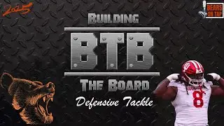 Building the Chicago Bears 2025 Draft Board: Defensive Tackles | Chicago Bears Podcast