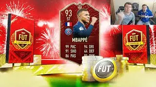 WE PACKED RED INFORM MBAPPE!!! - OUR BEST FUT CHAMPIONS REWARDS EVER! FIFA 20 Pack Opening RTG