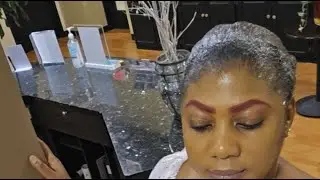 watch me relax my hair