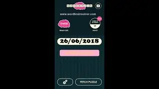 Wordbrain Summer Challenge June 26 2018 | Wordbrain Summer Answers