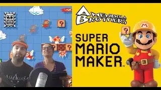 Wii U -  Super Mario Maker : Alcuni livelli con Amendola Mother [Gameplay Ita]