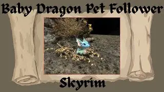 Baby Dragon - A Pet Follower - Skyrim Special Edition/AE