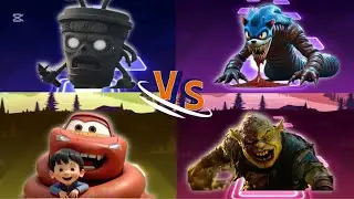 Ai McQueen Monster🆚Sonic EXE🆚Shrek horror🆚Brainrot Zombie ✨Tiles Hop Coffin Dance Song🎧