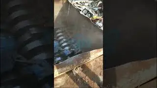 Industrial Metal Scrap Shredder / Scrap Metal Shredding And Recycling Machine