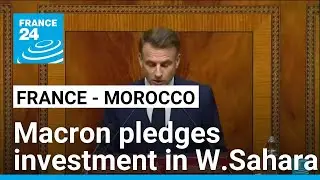 France's Macron pledges investment in W.Sahara under 'Moroccan sovereignty' &bull; FRANCE 24 English
