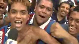 Bahia vence o BA vi na Fonte Nova e a torcida comemora com o Lepo Lepo  globotv