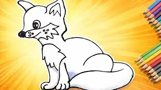 Easy Fox Drawing Tutorial | लोमड़ी की आसान ड्रॉइंग स्टेप बाय स्टेप