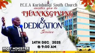 Welcome To Our Thanksgiving Service. |14.12.2025