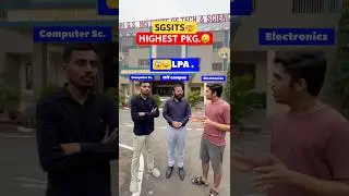 Highest Package 🤯SGSITS Indore Placement 2024 #iit #iitmotivation #jeepreparation #jeeadvance2025
