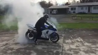 Suzuki Bike Burnout - Andrew Stroud