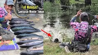 Gilak... Banjiran kebon isi Monster Toman semua