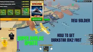 SUPER AHRLAC Update in Military Tycoon New Update Roblox ( Get Dark Star Quickly )
