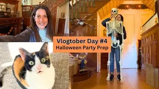 Vlogtober 2024 Day #4 Halloween Party Prep
