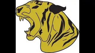 Draw Tiger Face Mascot Logo | Vector Mascot Logo Design | Adobe Illustrator |