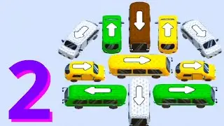 🚌 Yarn Bus: Traffic Jam 🧶 GAMEPLAY Part 2 Levels 8-12 (Android, iOS)