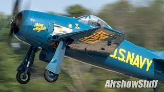 F8F Bearcat/T-6 Texan II Legacy Flight - EAA AirVenture Oshkosh 2019