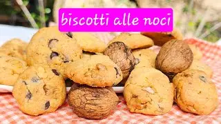 Biscotti alle noci, semplici da preparare e senza riposo 