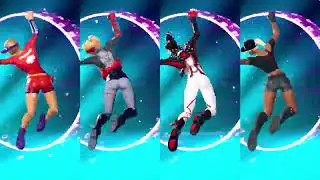Fortnite Summer Emote With Sun Strider Versa Takara Beach Bomber Skin Thicc 🍑😍😂🔥 Who Won ?