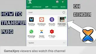 How to transfer pubg  on xender apk and file | how to xender pubg |how to send pubg by xender, pubg