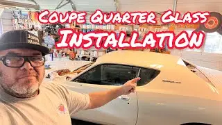 Установка уплотнителей и боковых стекол на Dodge Charger 1972 года.