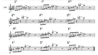 [TRUMPET JAZZ METHOD] 250 jazz patterns - Preliminary Patterns - Dom 7th 45