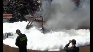 GASZENIE SAMOCHODU PIANĄ LEKKĄ