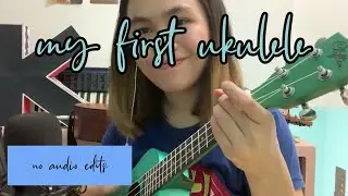 unboxing my first ukulele 📦 | clifton concert fuitylele (blueberry) | affordable ukulele at P799