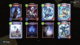 Shadowverse- Dawnbreak Nightedge- Promo&ccedil;&atilde;o do 2&ordm; anivers&aacute;rio- 5 packs de Chronogenesis