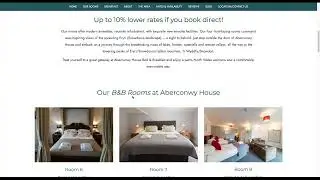 B&B Website Functionality