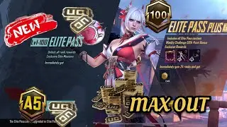 😍 MAXING OUT NEW A5 ROYAL PASS - FREE UPGRADABLE PAN SKIN & UPGRADABLE EMOTE IN RP